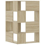 Corner Bookcase 4-Tier Sonoma Oak 85x85x140 cm Engineered Wood 3307812