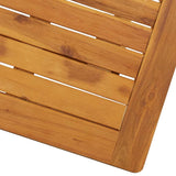 Folding Garden Table 70x70x75 cm Solid Acacia Wood 46348