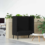 Highback Sofa Black 109 x 56 x 121 cm Fabric 42010834