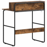 Desk with Storage Smoked Oak 80 x 50 x 91 cm 8008022