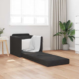 Sofa Bed Black 74 x 77 x 81 cm Velvet 4106614