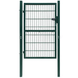 2D Fence Gate Green 100x180 cm 141752