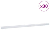 Stair Nosings 30 pcs Silver 67 cm Aluminium 4013471