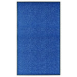 ZNTS Doormat Washable Blue 90x150 cm 323443