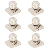 Post Caps 6 pcs Globe Final Stainless Steel 81x81 mm 145494