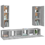 5 Piece TV Cabinet Set Grey Sonoma Engineered Wood 3120210