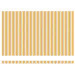 Retractable Awning Manual Orange and White 500x300 cm Fabric 3331209