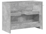 Bathroom Under Sink Cabinet Concrete Grey 78.5 x 37.5 x 81 cm 890715