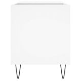 ZNTS Record Cabinet White 85x38x48 cm Engineered Wood 831700