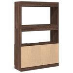 Highboard Brown Oak 92x33x140 cm Engineered Wood 3309615