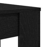 Dining Table Black Oak 120x60x76 cm Engineered Wood 861987