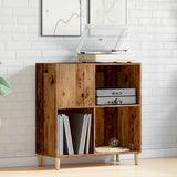 Record Cabinet Old Wood 84.5x38x89 cm Engineered Wood 857171