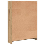 Bookcase Artisian Oak 80x24x109 cm Engineered Wood 857843