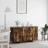 Sideboard Smoked Oak 135 x 41 x 75 cm Engineered Wood 3333890