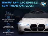 12V BMW Licensed Kids Car, with Easy Transport, Remote Control, Suspension, Music, Horn, LED Lights, T3398P348410