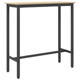Table Sonoma Oak 100 x 40 x 100.5 cm Engineered Wood and Steel 873739