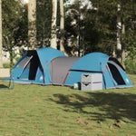 ZNTS Camping Tent 5-Person Blue Waterproof 4009588