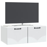 Wall-Mounted TV Cabinet White 78.5 x 41 x 30 cm Engineered Wood 899025