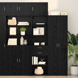 Highboard Black Oak 50 x 42.5 x 225 cm Engineered Wood 3402817