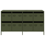 Sideboard Olive Green 135x39x73.5 cm Cold-rolled Steel 3307171