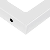 Basin Shelf Wall Mounted Steel and Solid Wood Acacia 3302796