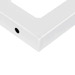 Basin Shelf Wall Mounted Steel and Solid Wood Beech 3302446