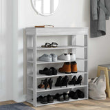 Shoe Rack Grey Sonoma 80x30x98 cm Engineered Wood 859937