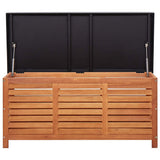 Storage Box Natural wood, Black 47285