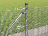 Welded Wire Fence with Concrete Base 10 x 0.6 m Silver Mesh 3352273
