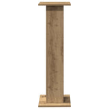 Speaker Stands 2 pcs Artisian Oak 30x30x95 cm Engineered Wood 852680