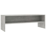 TV Cabinet Concrete Grey 120x40x40 cm Engineered Wood 800040