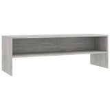 TV Cabinet Concrete Grey 120x40x40 cm Engineered Wood 800040