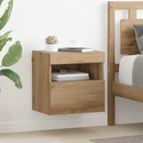 TV Wall Cabinets with LED 2 pcs Artisan Oak 40 x 30 x 40 cm 882974