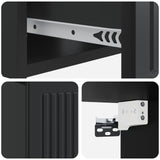 Bedside Cabinet 2 pcs Black 49 x 34.5 x 20 cm Engineered Wood 897938