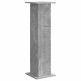 Plant Stand 2 pcs Concrete Grey 30.5 x 30 x 100.5 cm 899751