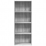 Bookcase Grey Sonoma 60x30x152 cm Engineered Wood 857913