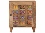 Bathroom Cabinet Natural 38 x 33 x 58 cm Solid Mango Wood 4018281