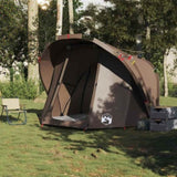 Fishing Tent 4-Person Brown Waterproof 4009396