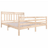 Bed Frame without Mattress Super King Solid Wood 3100669