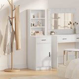 Highboard with Drawer White 40 x 40.5 x 135 cm Engineered Wood 865073