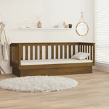 Day Bed without Mattress Honey Brown 90x190 cm Single Solid Wood Pine 821582
