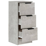 Sideboards 2 pcs Concrete Grey 30x30x70 cm Engineered Wood 811160