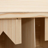 Chicken Laying Nest 2 Compartments 63x40x65 cm Solid Pine Wood 170651