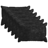 Cushion Cover 6 pcs HOUTEN Anthracite 50 x 75 cm 919840