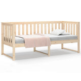 Day Bed without Mattress 75x190 cm Small Single Solid Wood Pine 820891