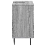 Bathroom Sink Cabinet ZWOLLE Grey Sonoma 59.5 x 31.5x 59 cm 896351