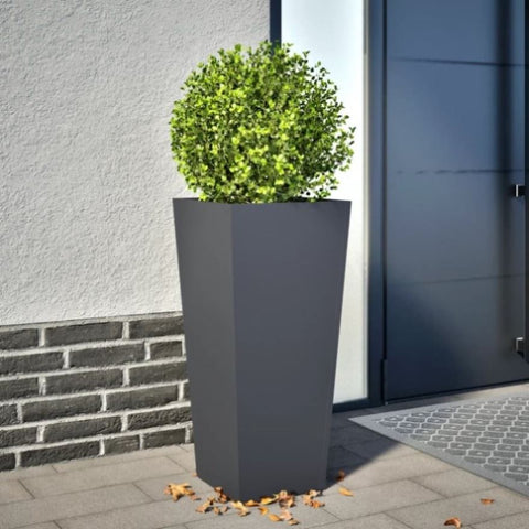 ZNTS Garden Planter Anthracite 35x35x75 cm Steel 851084