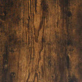 Desk Smoked Oak 100x50x75 cm Engineered Wood and Iron 826721