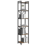 Bookshelf Smoked Oak 40 x 30 x 189.5 cm Engineered Wood 868349