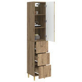 Cabinet Set 2 pcs Artisan Oak 33 x 34.5 x 90 cm Engineered Wood 3416735